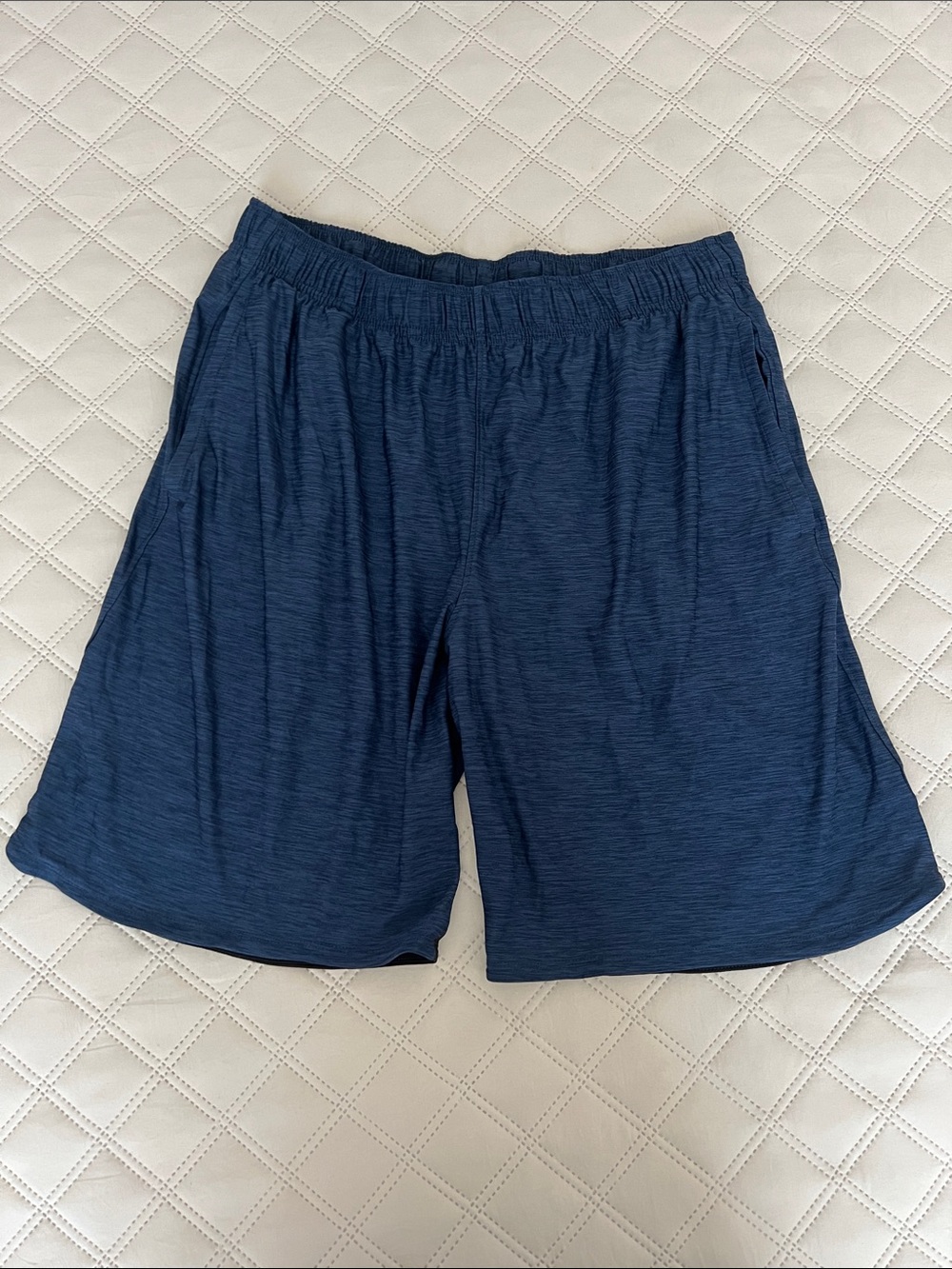 Athletic Works Men's Dark Blue Performance Shorts
